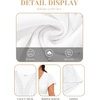 image:imagePlus Size Summer Dress  Casual Boho Sundress Eyelet Lace V Neck Short Sleeve Tiered ALine Midi Flowy Sun Dresses WomenWhite Eyelet