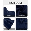 image:imagePlus Size Wedding Guest Dress  Semi Formal Double Bell Sleeve V Neck High Low Split Ruffle Cocktail Dresses with BeltNavy Blue