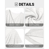 image:imagePlus Size Wedding Guest Dress  Summer Semi Formal Midi Eyelet Short Sleeve Wrap V Neck Belted A Line Dresses 2025White