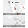 image:imageTalisea Plus Size Cocktail Dress  Elegant Chiffon Cape 34 Sleeves Glitter Evening Party Wedding Guest Dresses Women FormalWhite