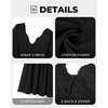 image:imageTalisea Plus Size Formal Wedding Dresses  Gowns Evening Prom Elegant V Neck Long Sleeve Lace Chiffon Long Maxi DressBlack
