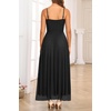 image:imageTalisea Summer Wedding Guest Dress Spaghetti Strap Formal Spring Cocktail Party Elegant A Line Long Maxi Dresses Slit WomenBlack