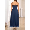 image:imageTalisea Summer Wedding Guest Dress Spaghetti Strap Formal Spring Cocktail Party Elegant A Line Long Maxi Dresses Slit WomenNavy Blue