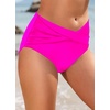 image:imageTalisea Women Full Coverage Bikini Bottom  V Cut Bathing Suit Bottoms Mid Waist Twist Front Swimsuit Bottom Swimwear 2025Hot Pink