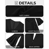 image:imageTalisea Women Plus Size Work Dress  Semi Formal Wedding Guest Church Business Office Interview V Neck Bell Sleeve DressBlack