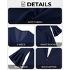 image:imageTalisea Women Plus Size Work Dress  Semi Formal Wedding Guest Church Business Office Interview V Neck Bell Sleeve DressNavy Blue
