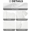 image:imageTalisea Women Plus Size Work Dress  Semi Formal Wedding Guest Church Business Office Interview V Neck Bell Sleeve DressWhite
