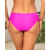 image:imageTalisea Womens Low Rise Bikini Bottoms  Side Tie Bathing Suit Swim Bottom Ruched Swimsuits SwimwearHot Pink