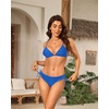 image:imageTalisea Womens Low Rise Bikini Bottoms  Side Tie Bathing Suit Swim Bottom Ruched Swimsuits SwimwearRoyal Blue