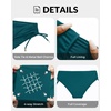 image:imageTalisea Womens Low Rise Bikini Bottoms  Side Tie Bathing Suit Swim Bottom Ruched Swimsuits SwimwearTeal