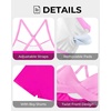 image:imageTalisea Womens One Piece Swimsuit with Shorts Boyshorts Boyleg 2025 Cutout Bathing Suit Criss Cross SwimwearPink