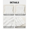 image:imageTalisea Womens Strapless Maxi Dress  Smocked Textured Jacquard Tiered Beach Wedding Guest Summer Boho Dress with LiningWhite