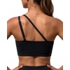 image:imageTalisea Women One Shoulder Bikini Top  Keyhole Swim Tops Only Padded Swimsuit Bra 2025 Bathing SuitBlack