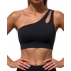 image:imageTalisea Women One Shoulder Bikini Top  Keyhole Swim Tops Only Padded Swimsuit Bra 2025 Bathing SuitBlack