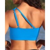 image:imageTalisea Women One Shoulder Bikini Top  Keyhole Swim Tops Only Padded Swimsuit Bra 2025 Bathing SuitBlue