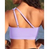 image:imageTalisea Women One Shoulder Bikini Top  Keyhole Swim Tops Only Padded Swimsuit Bra 2025 Bathing SuitLavender