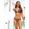 image:imageWomen Triangle Bikini Top Only 2025 String Halter Sexy Swimsuit Bathing Suit TopCoffee Brown