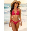 image:imageWomen Triangle Bikini Top Only 2025 String Halter Sexy Swimsuit Bathing Suit TopRed