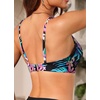image:imageWomen Underwire Bikini Top  Push Up Twist Front Swimsuit Top Only 2025 Padded Bra Bathing SuitColorful Floral