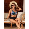 image:imageWomen Underwire Bikini Top  Push Up Twist Front Swimsuit Top Only 2025 Padded Bra Bathing SuitColorful Floral