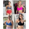 image:imageWomen Underwire Bikini Top  Push Up Twist Front Swimsuit Top Only 2025 Padded Bra Bathing SuitPink
