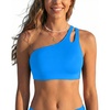image:imageTalisea Women One Shoulder Bikini Top  Keyhole Swim Tops Only Padded Swimsuit Bra 2025 Bathing SuitBlue