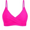 image:imageWomen Underwire Bikini Top  Push Up Twist Front Swimsuit Top Only 2025 Padded Bra Bathing SuitPink