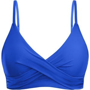 image:imageWomen Underwire Bikini Top  Push Up Twist Front Swimsuit Top Only 2025 Padded Bra Bathing SuitBlue