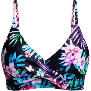 image:imageWomen Underwire Bikini Top  Push Up Twist Front Swimsuit Top Only 2025 Padded Bra Bathing SuitColorful Floral