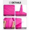 image:imageHigh Waisted Bandeau Bikini Set  Women Strapless Two Piece Swimsuits Ribbed Longline Full Coverage Bathing Suits SwimwearPink