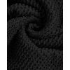 image:imageHigh Waisted Ribbed Bikini Swimsuit  Women Two Piece Bathing Suit One Shoulder Swimwear 2025Black