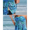 image:imageTalisea Women Bandeau Tankini Top Only Mesh Strapless Swimsuits Top Halter Flyaway Bathing Suits No BottomBlue Leaves
