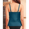 image:imageTankini Swim Top Only  Tummy Control Bathing Suit Top Modest Swimsuit Top No BottomTeal