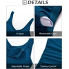 image:imageTankini Swim Top Only  Tummy Control Bathing Suit Top Modest Swimsuit Top No BottomTeal