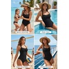 image:imageWomen Tankini Bathing Suit Top  Halter Swim Tops Only Tummy Control No Bottom SwimwearBlack