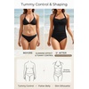 image:imageWomen Tankini Bathing Suit Top  Halter Swim Tops Only Tummy Control No Bottom SwimwearBlack
