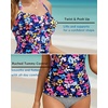 image:imageWomen Tankini Bathing Suit Top  Halter Swim Tops Only Tummy Control No Bottom SwimwearColorful Floral