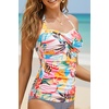 image:imageWomen Tankini Bathing Suit Top  Halter Swim Tops Only Tummy Control No Bottom SwimwearPink Flower