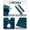 image:imageWomen Tankini Swimsuit Tops Only  Tummy Control Bathing Suit Top 2025 Modest V Neck Twist Front Cutout Swim Top No BottomTeal