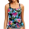 image:imageWomen Tankini Top Only  Tummy Control Bathing Suit Top 2025 Modest Swim Tank Top Swimsuits No BottomColorful Floral