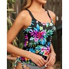 image:imageWomen Tankini Top Only  Tummy Control Bathing Suit Top 2025 Modest Swim Tank Top Swimsuits No BottomColorful Floral