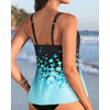 image:imageWomens Flowy Tankini Tops Only  Modest Bathing Suit Loose Fit Swimsuit Swim Tops No Bottom 2025 Available in PlusBlue Gradient Floral