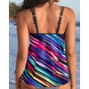 image:imageWomens Flowy Tankini Tops Only  Modest Bathing Suit Loose Fit Swimsuit Swim Tops No Bottom 2025 Available in PlusColor Striped
