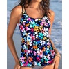 image:imageWomens Flowy Tankini Tops Only  Modest Bathing Suit Loose Fit Swimsuit Swim Tops No Bottom 2025 Available in PlusColorful Floral1