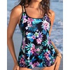 image:imageWomens Flowy Tankini Tops Only  Modest Bathing Suit Loose Fit Swimsuit Swim Tops No Bottom 2025 Available in PlusColorful Floral3