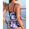 image:imageWomens Flowy Tankini Tops Only  Modest Bathing Suit Loose Fit Swimsuit Swim Tops No Bottom 2025 Available in PlusPurple Flowers