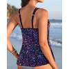 image:imageWomens Flowy Tankini Tops Only  Modest Bathing Suit Loose Fit Swimsuit Swim Tops No Bottom 2025 Available in PlusStar Whole Sky
