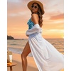 image:imageWomen Halter Tankini Swim Top  Tummy Control Swimsuit Bathing Suit Top Front Tie Knot Swim Top Only 2025Blue Paisley
