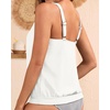 image:imageBlouson Tankini Tops for Women  Loose Fit Swim Top Only No Bottom Bathing Suit Modest Swimsuit Top 2025White