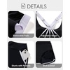 image:imageTalisea 3 Piece Tankini with Shorts  Modest Swimsuit Tummy Control Bathing Suits Athletic Sports Swimwear with PocketsBlack